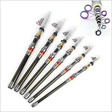 Телескопическая рыболовная удочка углеродный, сверхтвердый 2,1 M 2,4 M 2,7 M 3.0M3.6M Портативный Телескопический спиннинг