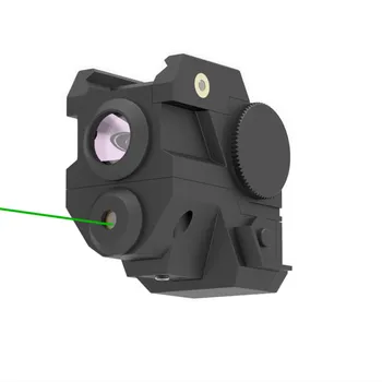 

Tactical LED Flashlight for Rifle Scopes Hunting Red Green Dot Laser Pistol Sights Hand Airsoft Gun Weapons 20mm Rails Mount