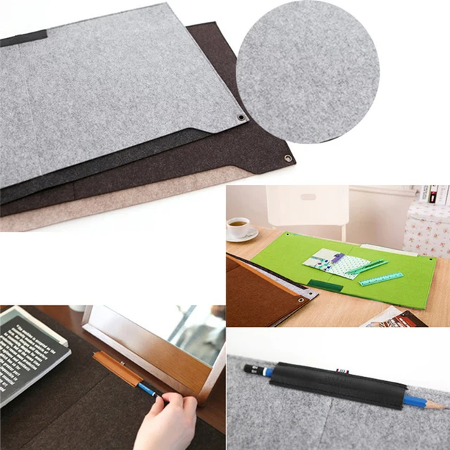 Cheap Computer Peripherals Desk Mat Modern Table Felt Office Desk Mouse Pad Holder Wool Felt Laptop Cases Cushion Mouse Pads