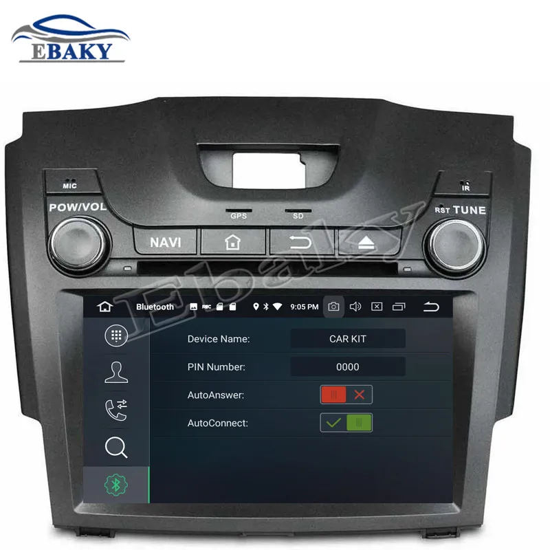 Best NaviTopia 8inch 4GB RAM 64GB ROM Octa Core Android 9.0 Car DVD Player For Chevrolet  S10/Isuzu D-Max 2013-2014 Radio Audio 19