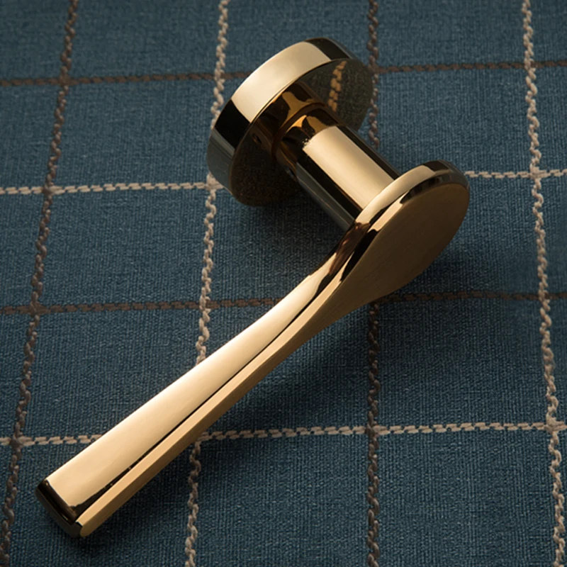  3 color/ Mute Bedroom Door Lock Zinc Alloy Interior Door Handle Washroom/Kitchen/Toilet Anti-theft  - 33030556047