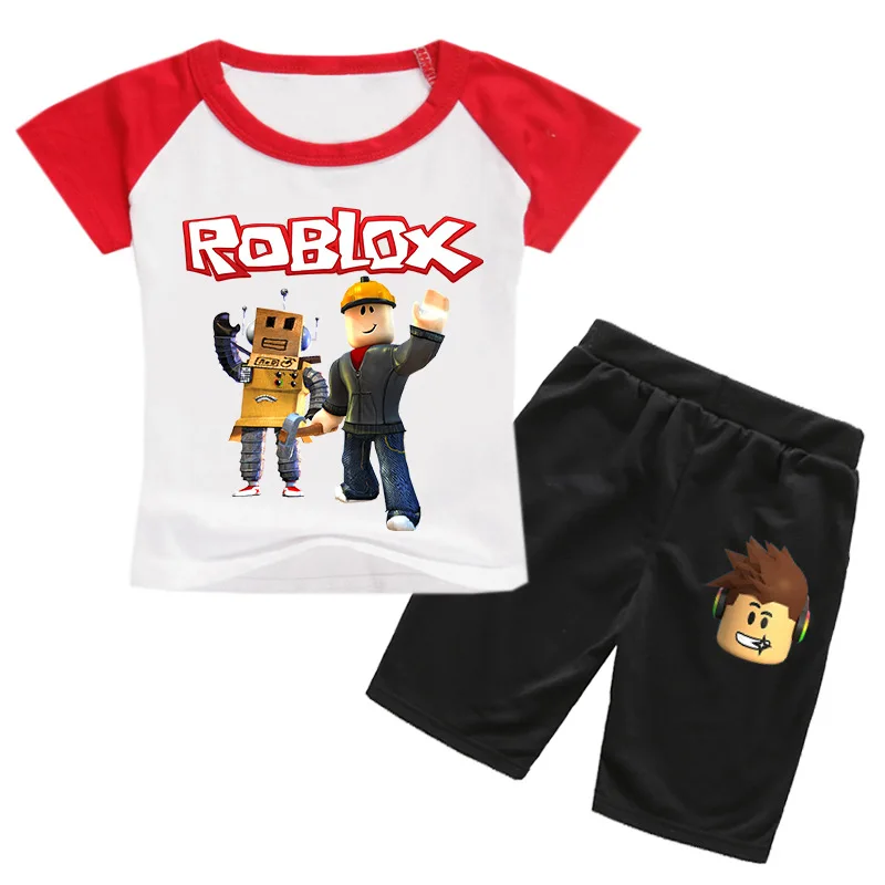 2020 2 12t Game Roblox Printed Children Clothes Summer Cartoon T