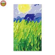 Картина по номерам художественная краска по номеру китайская версия декорации молодой Ван Гог