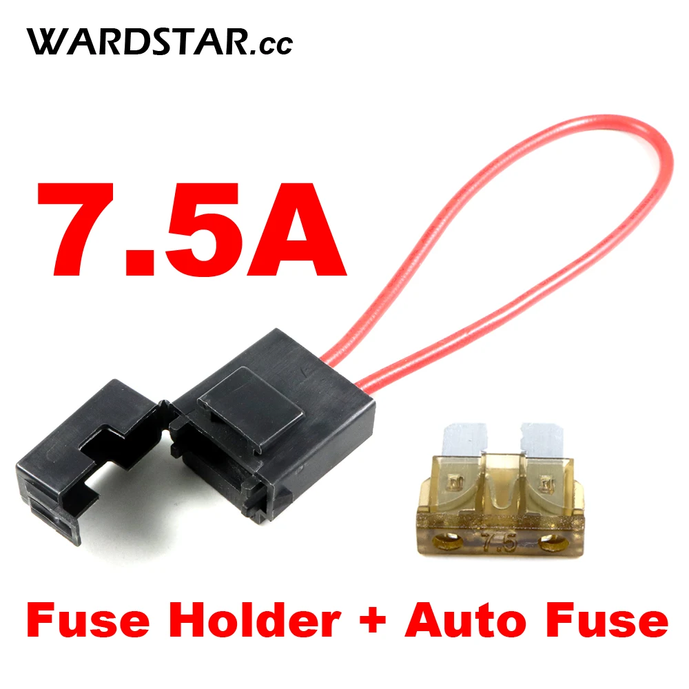 New inline standard Blade fuse holder /& x5 standard fuses car motorbike 4A Fuse