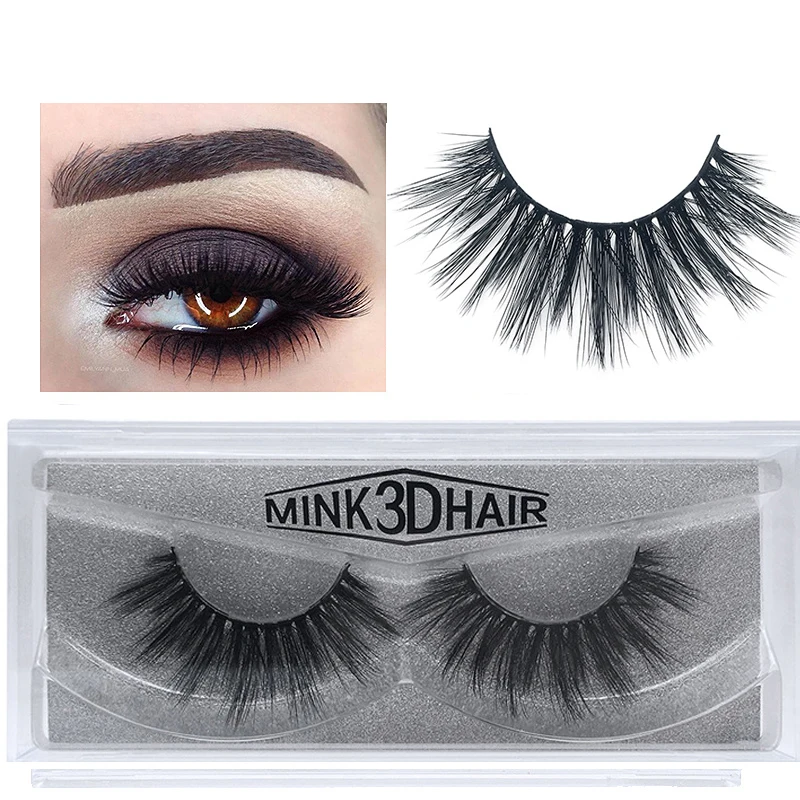 Mink Eyelashes 3D Mink lashes natural false eyelashes ...