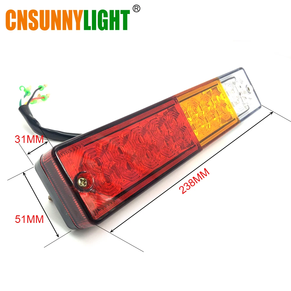 CNSUNNYLIGHT Waterproof 20leds ATV Trailer Truck LED Tail Light Lamp Yacht Car Taillight Reversing Running Brake Turn Lights 12V (5)