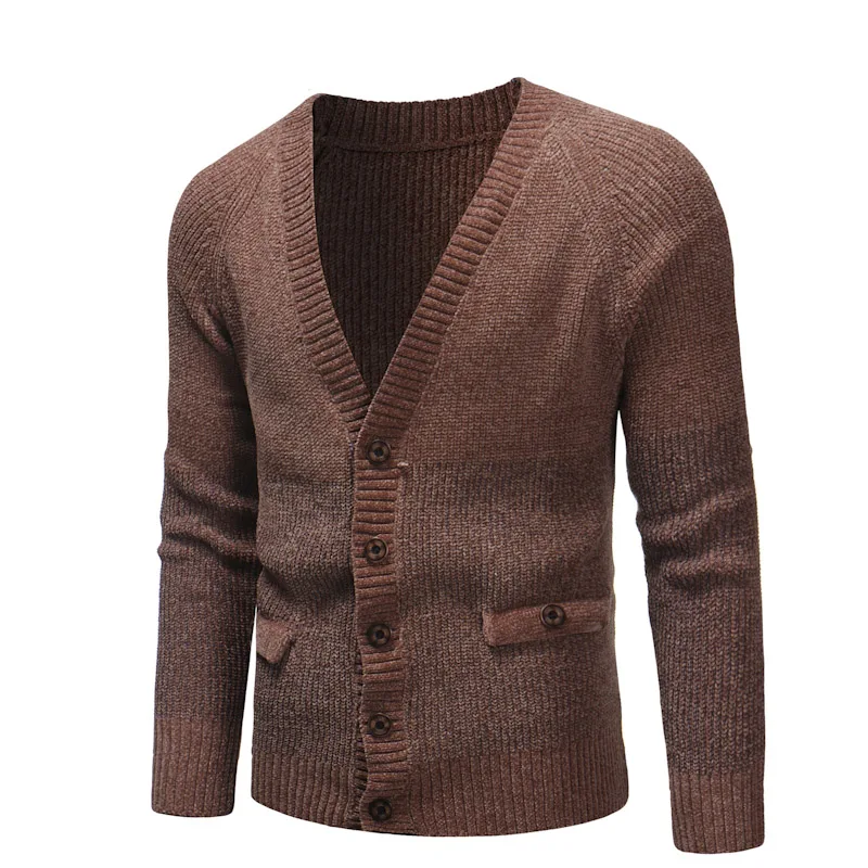 Sweaters Autumn and Winter Tide Color Matching Design Wool Cardigan Men's Sweater Thick Sweater Man Sweaters Sweaters Autumn and Winter Tide Color Matching Design Wool Cardigan Men's Sweater Thick Sweater Man Sweaters