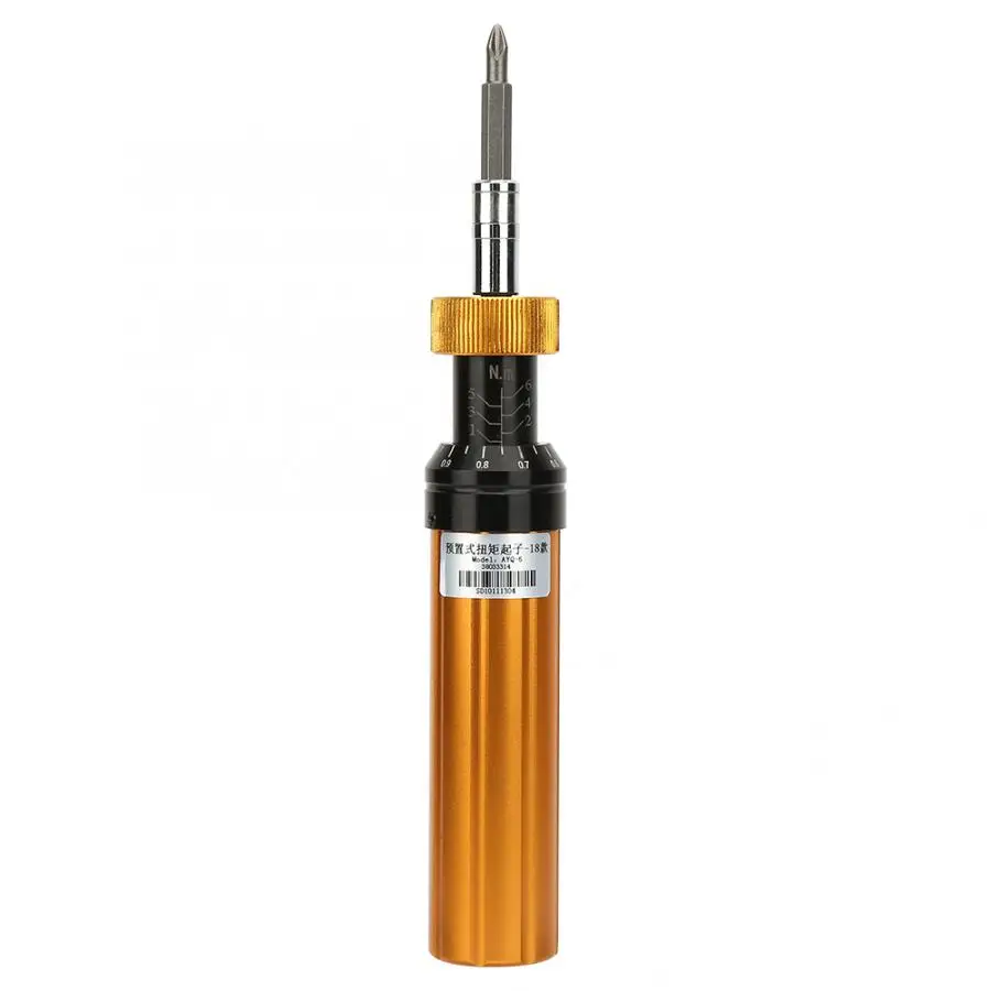 Pangding Adjustable Alloy Steel Preset Torques Screwdriver Handheld Maintenance Tool Type 1-6N.m Pangding Adjustable Alloy Steel Preset Torques Screwdriver Handheld Maintenance Tool Type 1-6N.m
