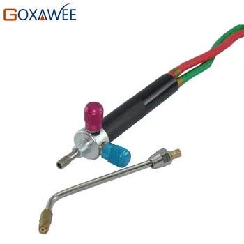 

GOXAWEE Mini Gas Welding Torch with 1 Tips Oxygen & Acetylene Gas Torch Jewelry and Dental Tools Soldering Torch Welding Tools