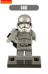 Gusug 400 шт. XH146 The Force Awakens Phasma Storm джедай Клон Trooper строительные блоки Детский подарок игрушки