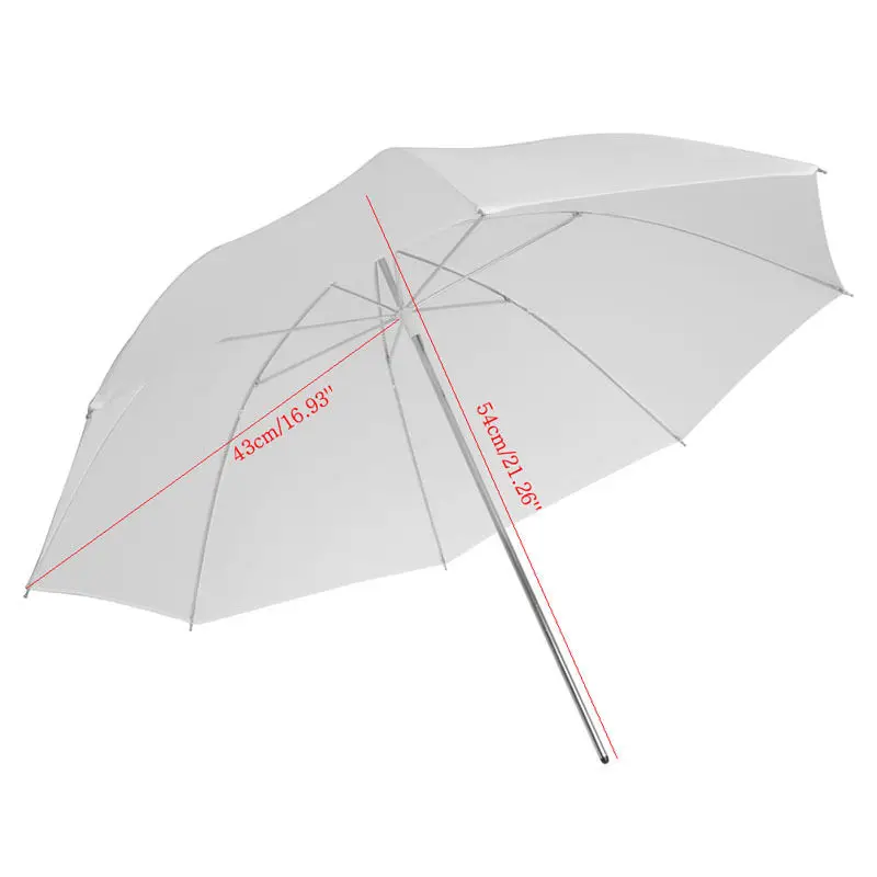 OOTDTY 3" студийный Стандартный рассеиватель для вспышки прозрачный мягкий светильник белый зонт