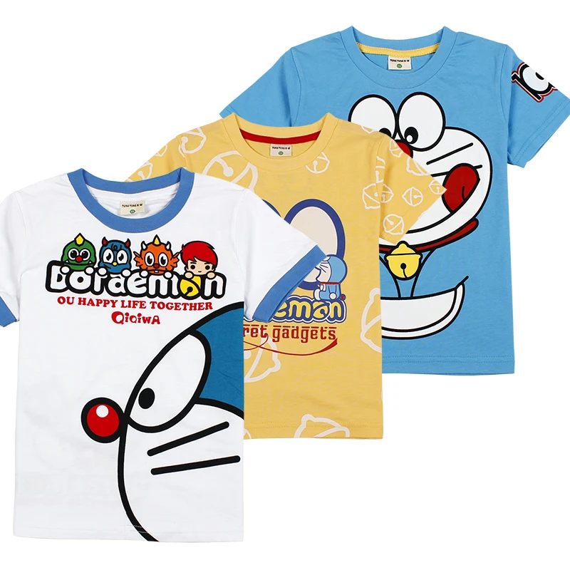 Doraemon children's clothing 2015 summer 1 2 3 4 5 6 child short sleeve