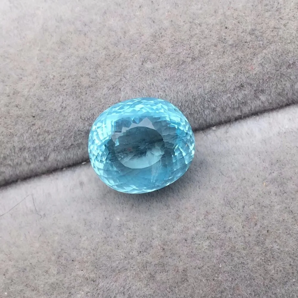 

7.48ct Ntural Blue Aquamarine Gemstones Loose Stones Loose Gems