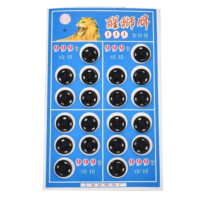 

20pcs/40pcs Lots Metal Snap Buttons Fasteners Press Button Stainless Steel Stud Sewing Accessories Buttons Scrapbooking