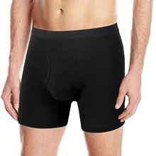 Feitong/Для мужчин прозрачного нижнего белья, прочны боксерские трусы с отдельной секцией для пениса