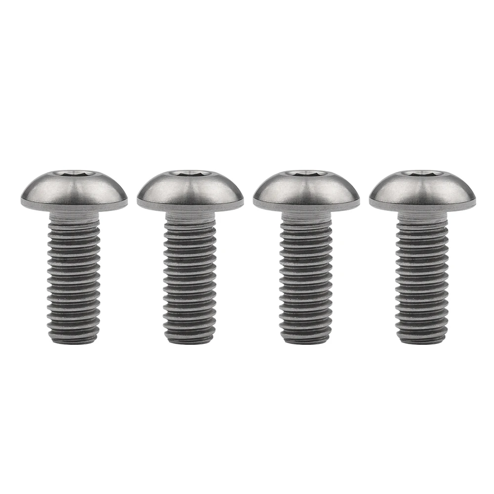 

4PCS Titanium Ti Water Bottle Cage Bottle Holder Bolt Screw M5 x 12mm Bike Parts Bike Accessories
