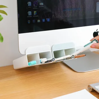 

Creative Pencil Holder Pen Case Brush Pot Plastic Cosmetic Container for Desk Organizer Stationery Storage Holder