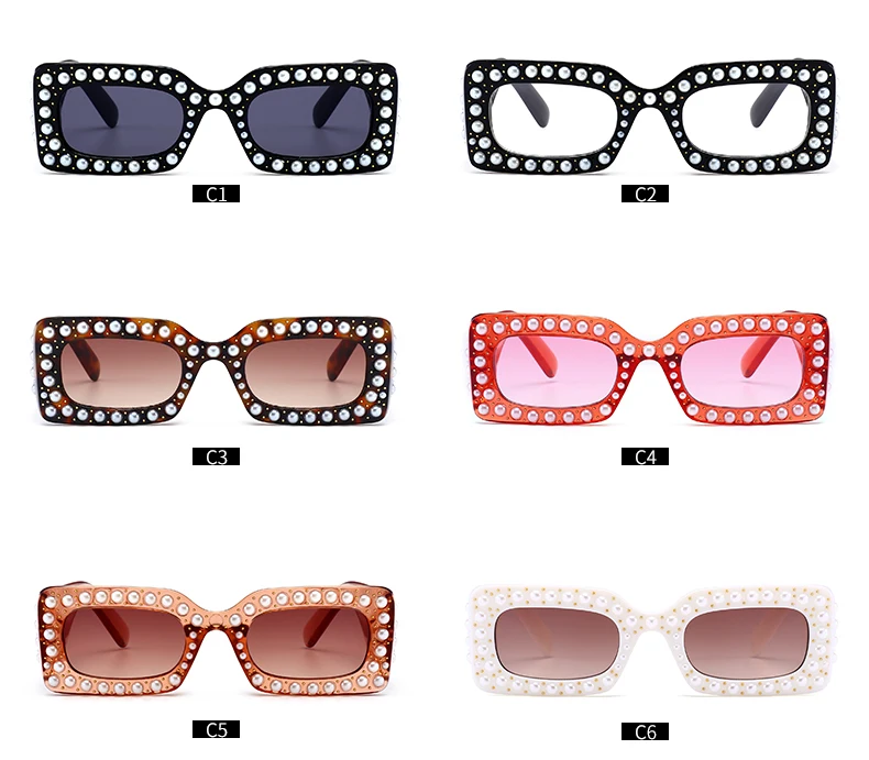 CCSPACE, полностью жемчужные g-квадратные солнцезащитные очки для мужчин и женщин, роскошные Брендовые очки, дизайнерские, модные, мужские, женские, оттенки 45458