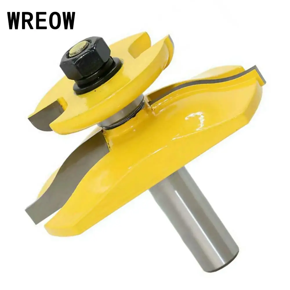 

1/2 Inch Shank Router Bit Woodworking Chisel Raised Panel Backcutter Cutter Tool Milling Cutter For Wood Door Frames 2018