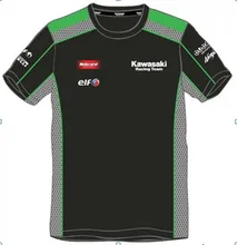 Free shipping 2016 Quattro Plant Kawasaki BSB T-Shirt moto racing jersey shirt