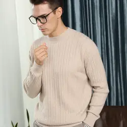 Зимние S-2XL теплый кашемировый свитер для мужчин толстые пуловеры для женщин мягкие однотонные Smart Досуг кашемир вязаный база