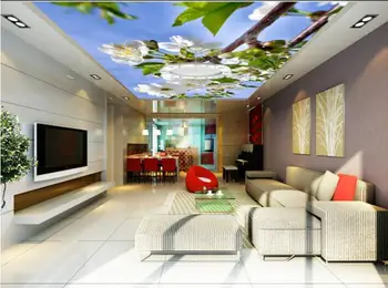 

3d wallpaper custom mural non-woven Wall sticker High definition sky clouds, foliage, and ceiling murals wallpaper for walls 3d