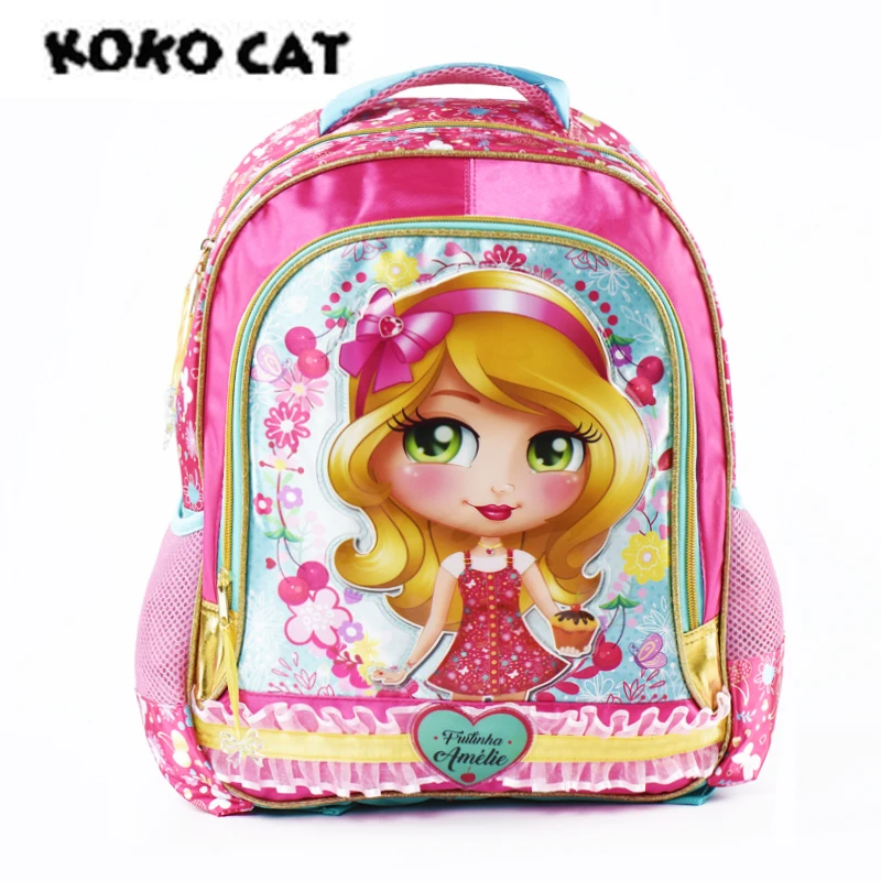 

KOKOCAT Fashion School Backpacks for Girls Primary Kids Bags High Quality Large Size Capacity School Bags for Children Girls