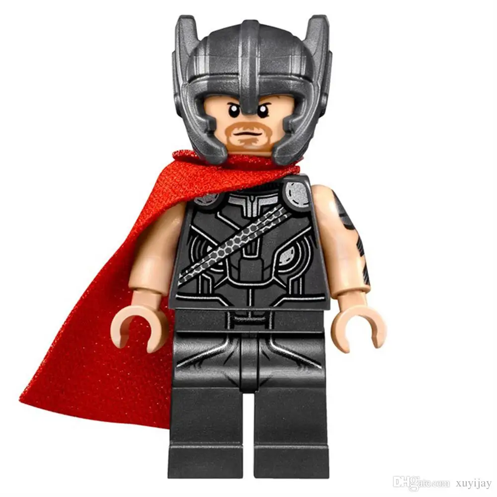 wholesale-20pcs-movie-thor -ragnarok-thor-with-red-cape-super-heroes-model-minifig-assemble-model-diy-building-blocks-kids-toys