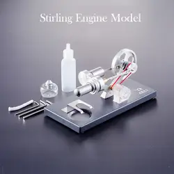 Стерлинг двигателя Модель полностью металлический ремень генератор Новая энергия окружающей среды подарки физического техническое