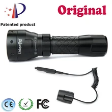 UniqueFire UF-1407 XP-E выпуклая линза, 38 мм, зум фокус фонари для освещения+ переключатель давления для 1*18650 аккумуляторная батарея