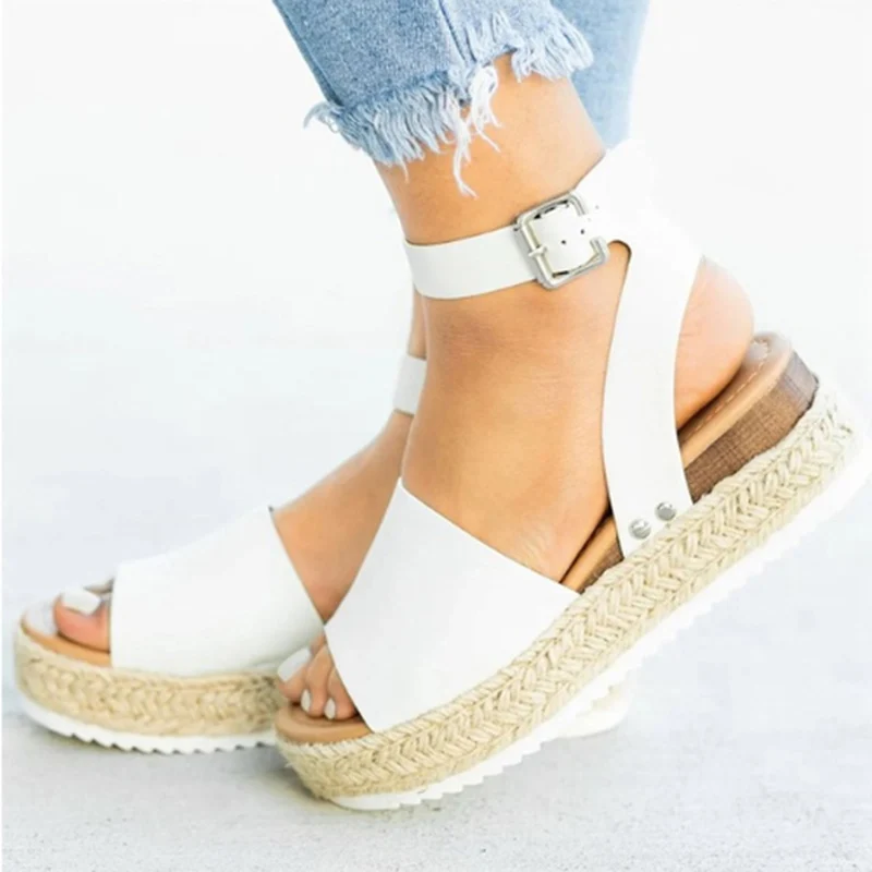 

Sandals Women Wedges Shoes Pumps High Heels Sandals Summer 2019 Flop Chaussures Femme Platform Sandals Sandalia Feminina 35-43