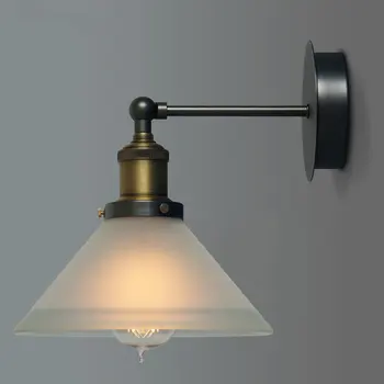

The Nordic minimalist and creative wall lamp retro living room bedroom aisle wall light Scrub hat lighting fixtures for corridor