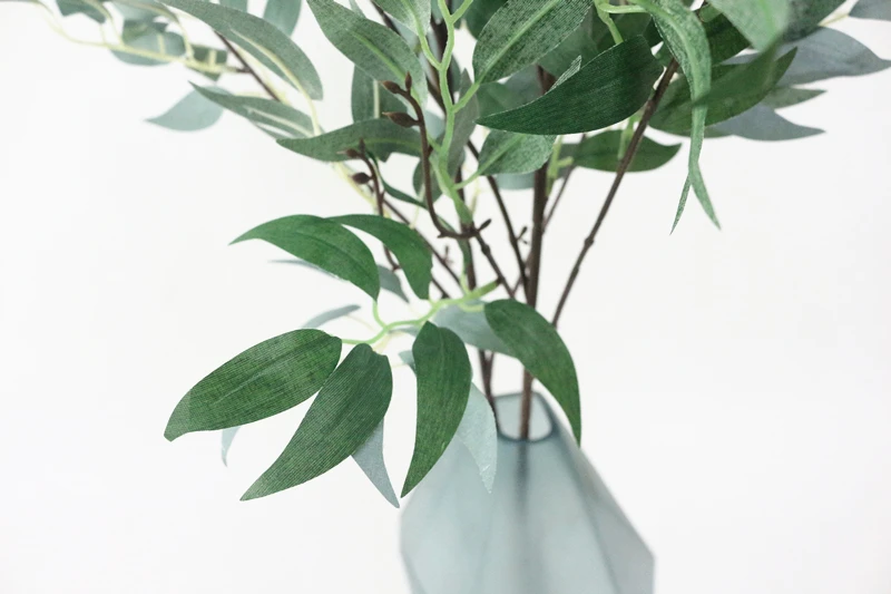 JAROWN Simulation Vine Plant Willow Leaf Single Branch Willow Strips Wedding Arrangement Arches Decor Fake Flowers Home Decor (8)