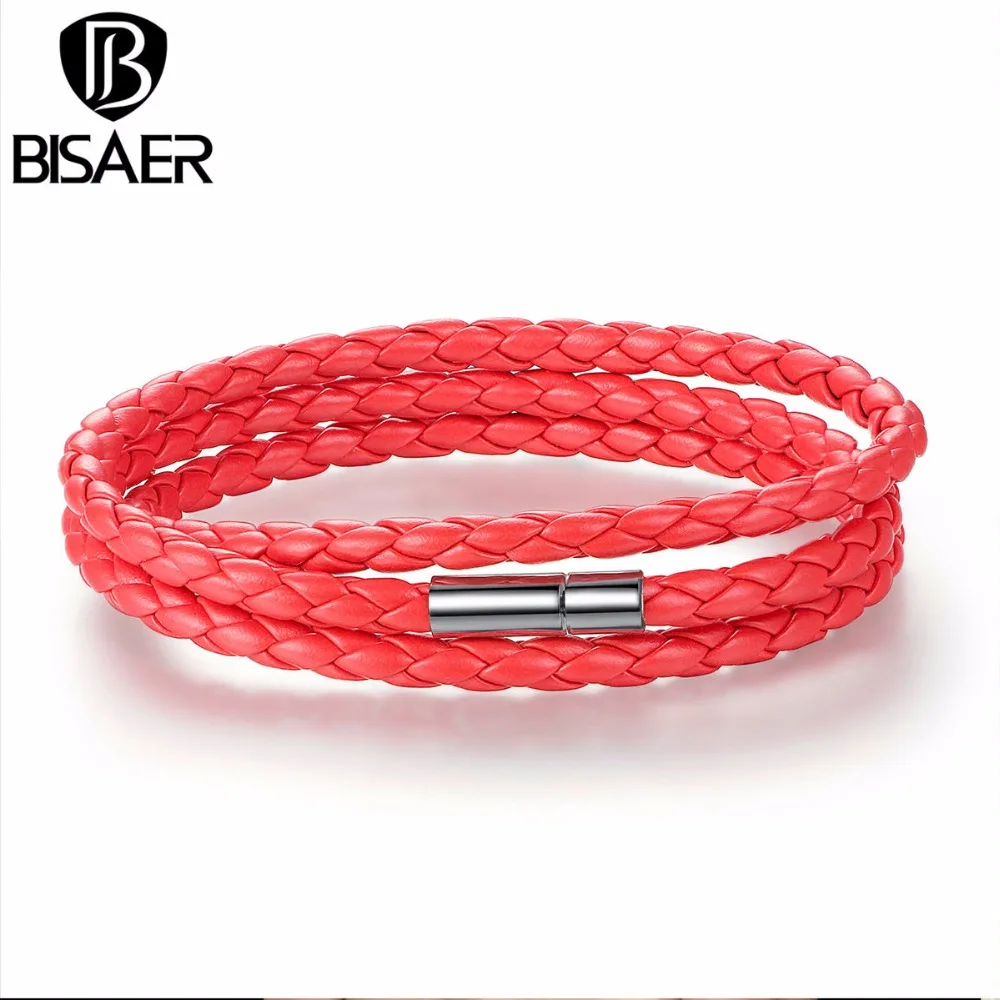 comicsahoy.com : Buy BISAER Cheap Wholesale Fashion Men & Women Leather Bracelet with Adjustable ...