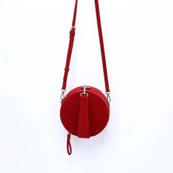 

Brand New Round Bag Barrel-Shaped Solid Acrylic Box Clutch Fashion Suede corduroy Shoulder Messenger Casual Tote Evening Bag