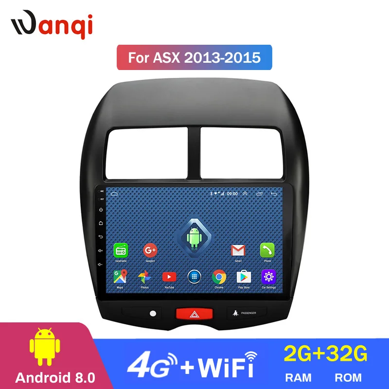 Discount 4G Lte All Netcom 10.1 inch Android 8.0 for Mitsubishi ASX (2013-2015) Car DVD GPS Navigation Multimedia System 2