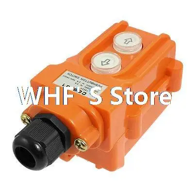 

AC 500V/2A AC 250V/5A Monmentary Hoist Pushbutton Switch Orange COB-31