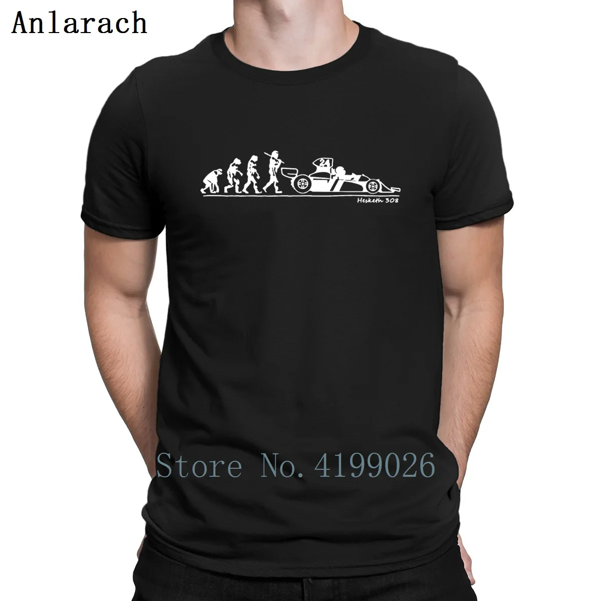 

Evolution Of Man Hesketh 308 Jameser Hunt Car T Shirt Designs Spring 2019 Pop Top Tee Mens T Shirts Euro Size Weird Crazy Funky