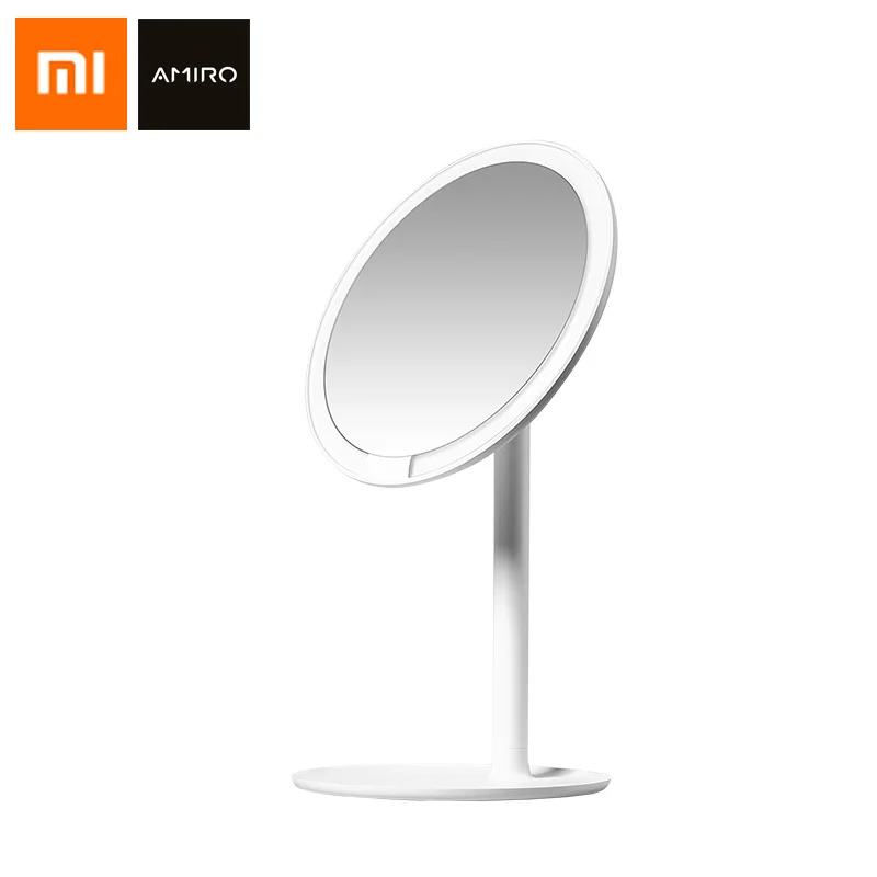 Xiaomi Mijia AMIRO HD зеркало с регулируемой яркостью и регулируемой яркостью 60 градусов вращающийся 2000 мАч Дневной светильник косметический зеркальный светильник для макияжа