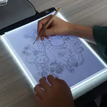 DIY копировальный стол с usb-разъемом светодиодный светящийся проникающий стол для детей, подарки, светильник с регулировкой размера А4, доска для рисования