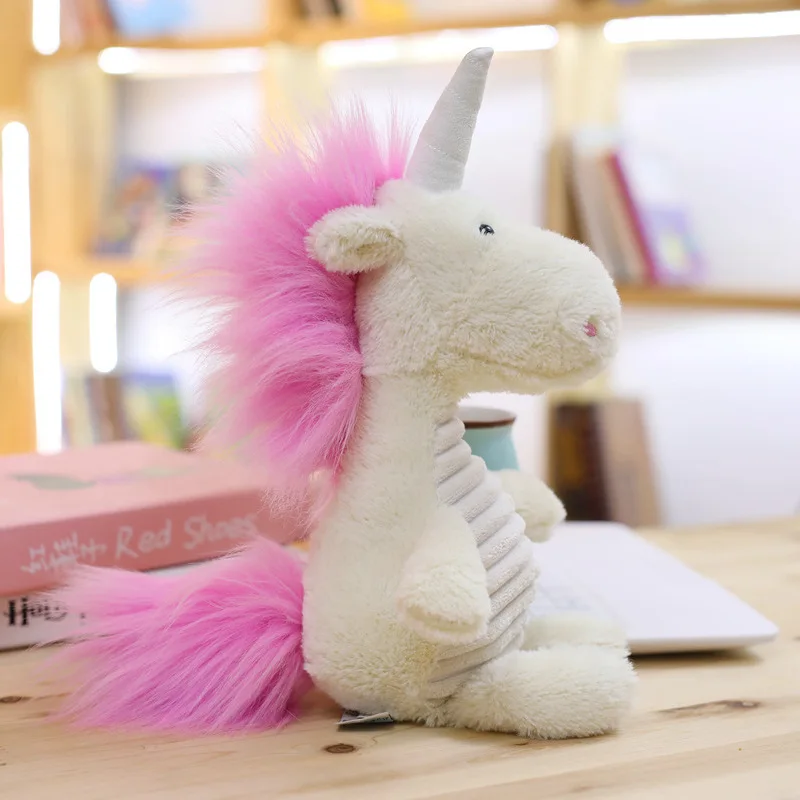 Лесное животное игрушка-друг, слон Единорог кабан плюшевая игрушка девочка игрушка украшение дома - Цвет: unicorn