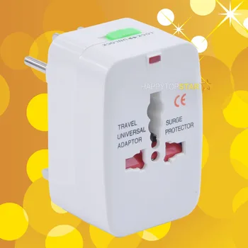 

5 PCS Universal Adapter Europe Portugal UK / Spain / USA / Japan / China / AU / Thailand Almost Every Country for Travel Adapter