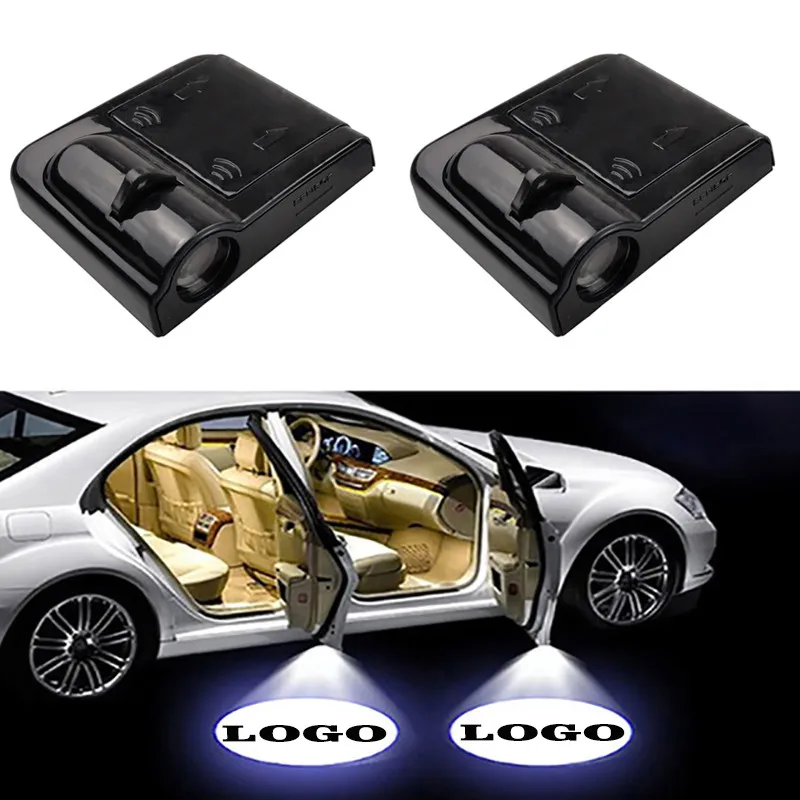  100pcs Customized Wireless Car Door Welcome light LED Laser Projector Logo Ghost Shadow Light funiv - 4000056121695