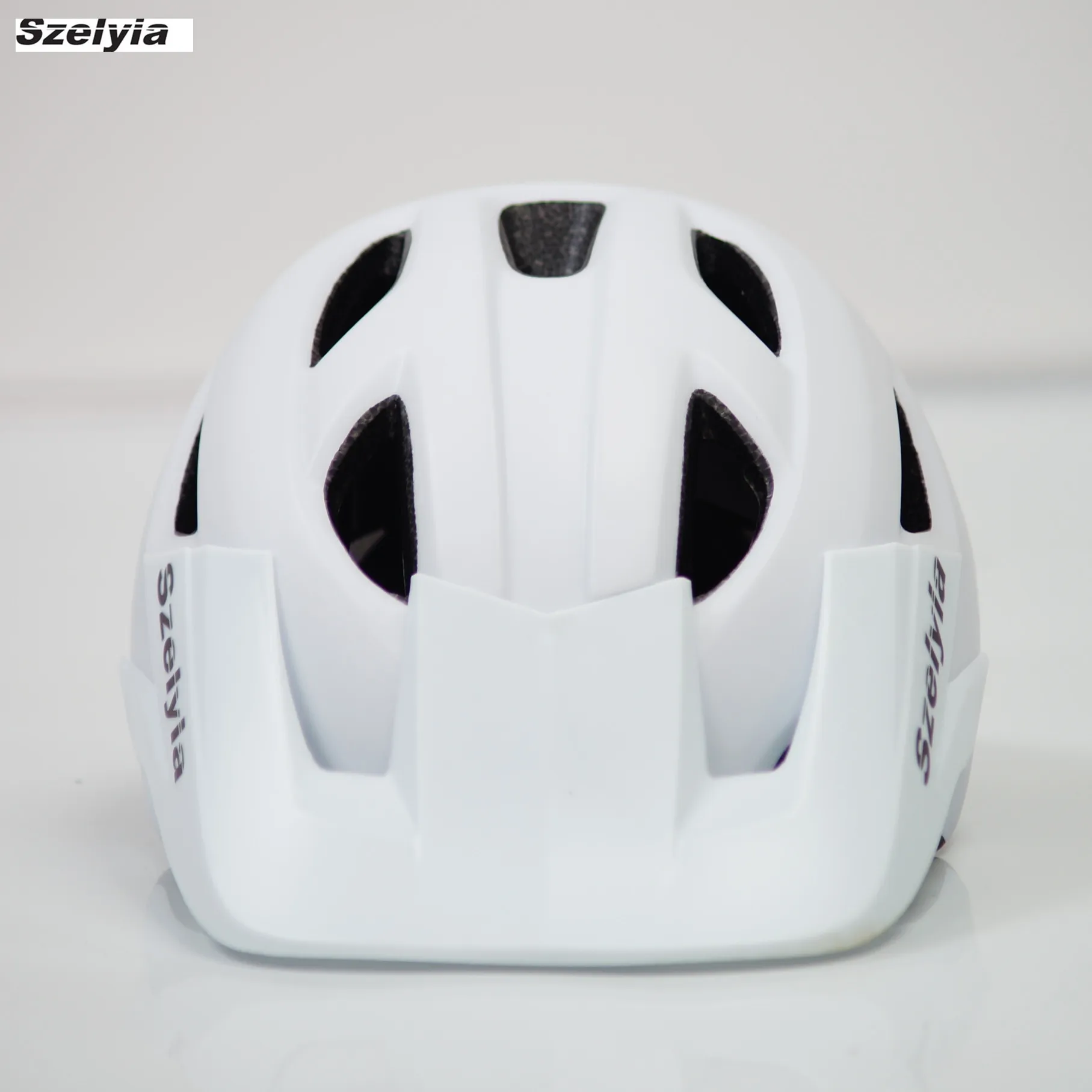 Szelyia мужской велосипедный шлем De Ciclismo Cascos Ciclismo велосипедный шлем для горного велосипеда велосипед Casco шлем MTB козырек для велосипеда 58-62 см L - Цвет: whte  L