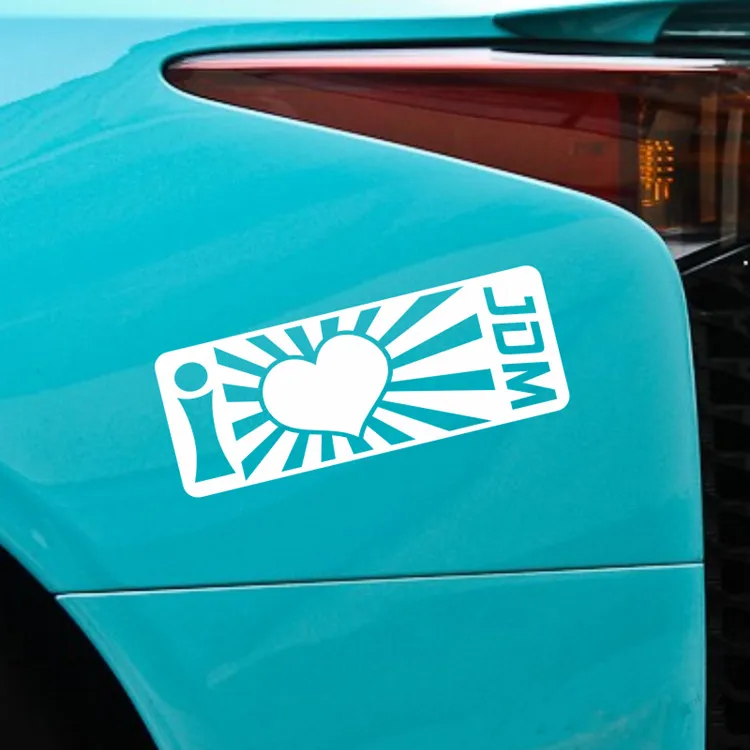 

JL 15cm*6.4cm Japan ILOVEJDM sticker creates delicious and hollow out Personalized car stickers Vinyl Decals