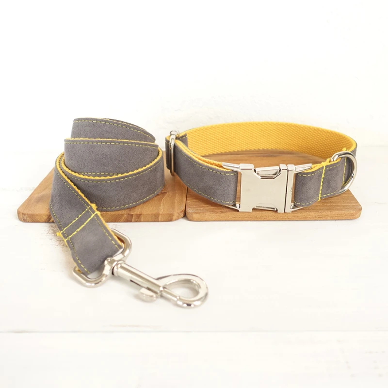 

10 sets wholesale, self-design high quality handmade fashionable dog collars and leashes for cat and dog SS026