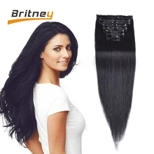 Brazilian Clip In Human Hair Extensions Britney Hair Products Human Hair Clip In Extensions African American Clip In Human Hair