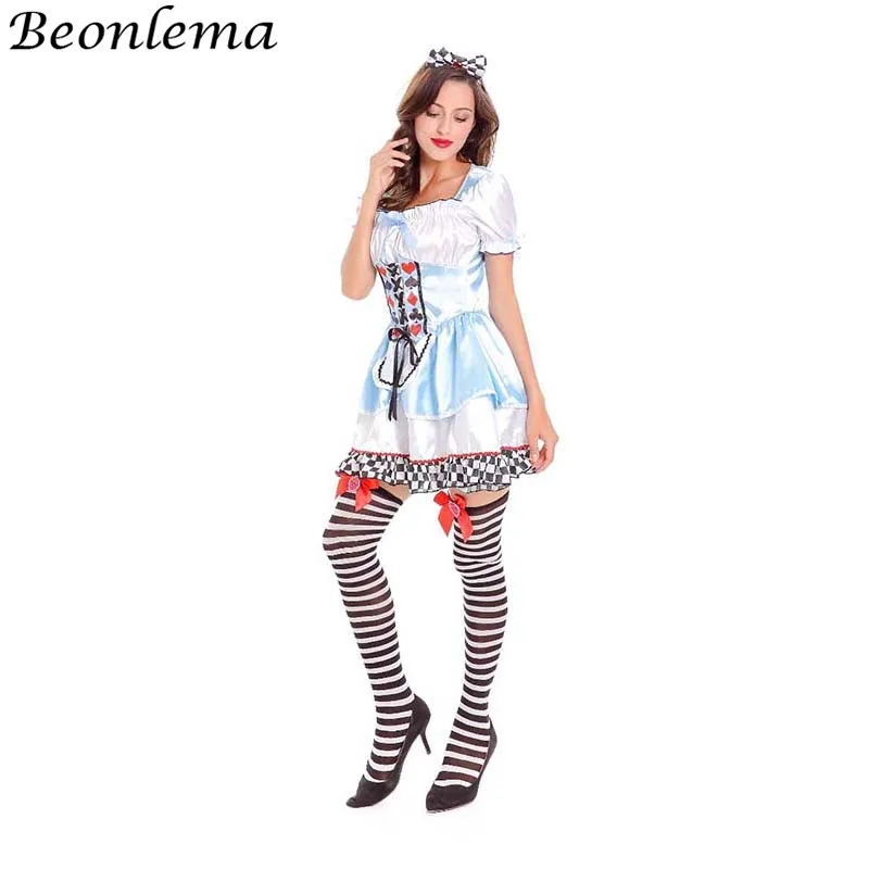 Женское платье для косплея Beonlema Maid эротические костюмы с вырезом лодочкой