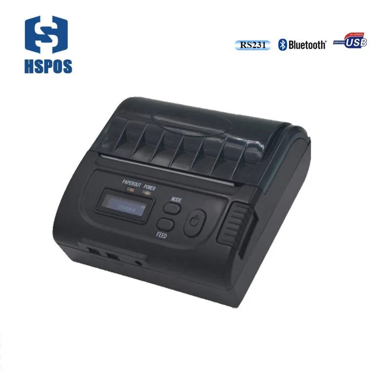 

Mini thermal pocket printer with battery 80mm handheld android and IOS bluetooth receipt printing machine