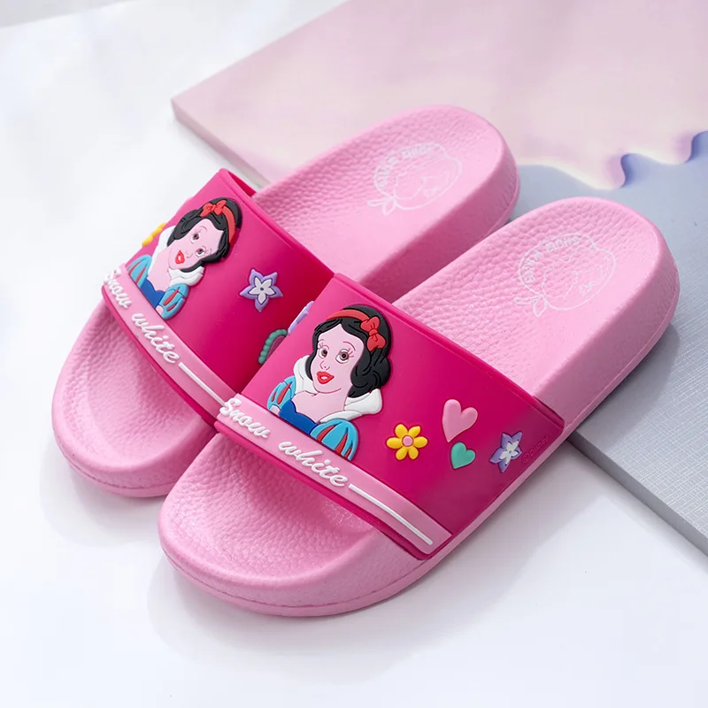 Дисней летние детские тапочки новая гоночная машина для мальчиков обувь для девочек принцесса мультфильм носить сандалии противоскользящая обувь